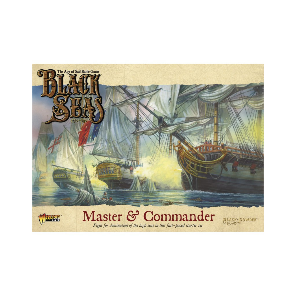 Black Seas Master & Commander Starter Set Age Of Sail Warlord Games 1:700 Scale