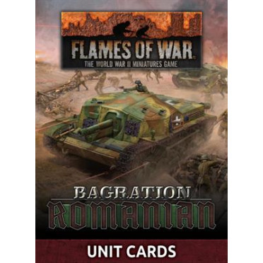 Flames of War - Bagration: Romanian Unit Cards