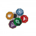 Tokens LaserOx - Arkham Horror:The Card Game Class Action Turn Trackers Supplement Pack 1
