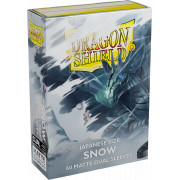 Dragon Shield - 60 Japanese Sleeves Matte - Snow Nirin