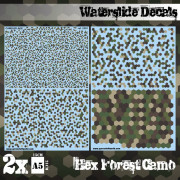 Decalcomanies - Camouflage Forêt Hex