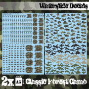 Waterslide Decals - Classic Forest Camo