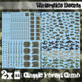 Waterslide Decals - Classic Forest Camo 0