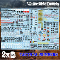 Waterslide Decals - Tactical Numerals and Pinups 0