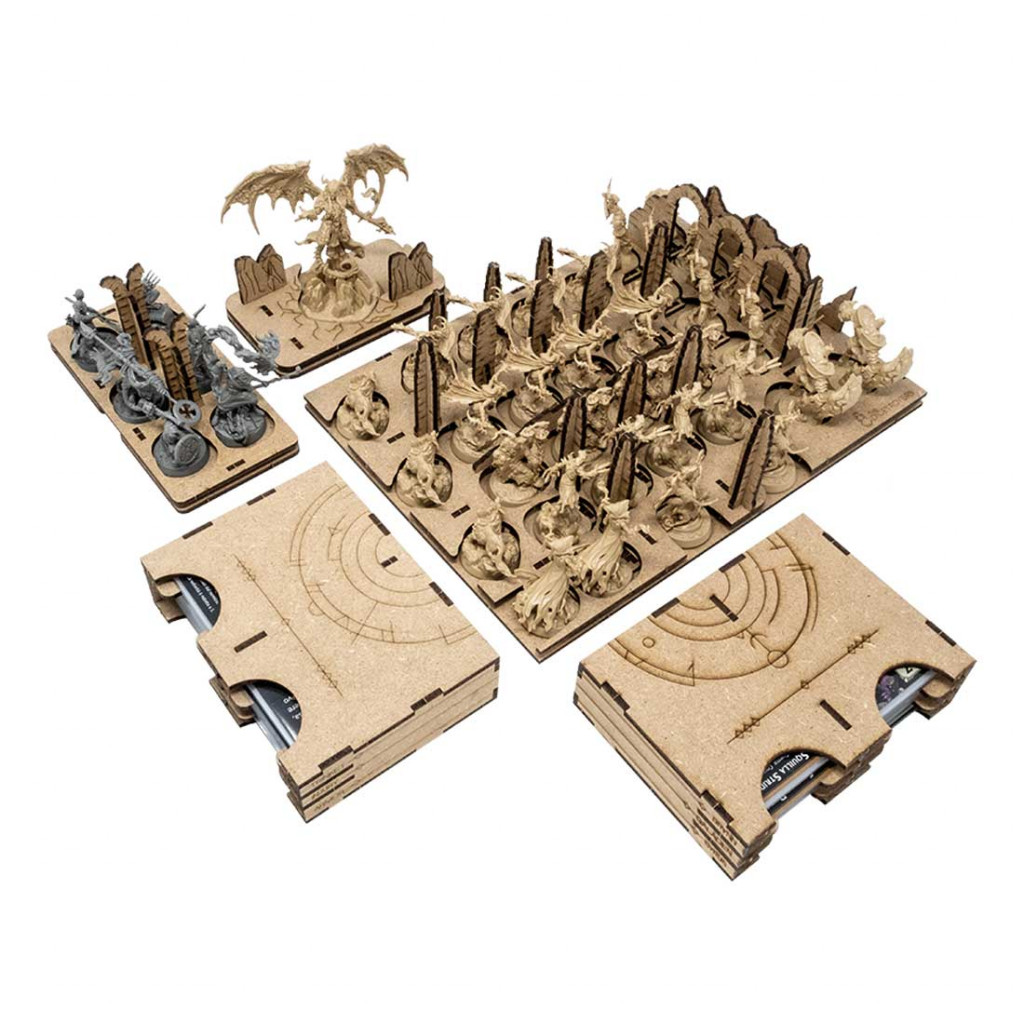 Boîte De Rangement Pour Dés De Jeu - Plateau Amovible, Fermeture éclair - Pour RPG, Jeux De Société