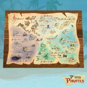 P'tits Pirates - Carte de la Grande Dame Bleue