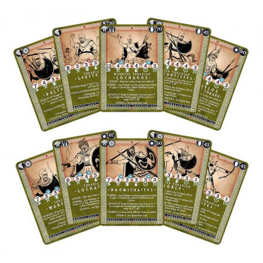 Mortal Gods - Thrakian Roster & Gifts Card Set