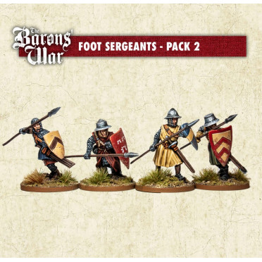 The Baron's War - Foot Sergeants with Spears