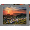 Puzzle - Sheep and Volcanoes - 1000 Pièces 0