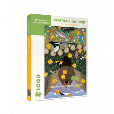 Puzzle - Charley Harper - The Rocky Mountains - 1000 pièces