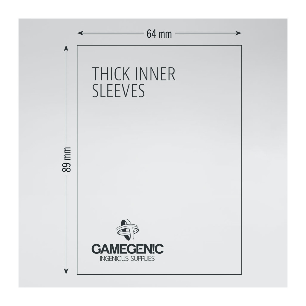 Inner Sleeves for up to 63 x 88 mm - Gamegenic