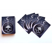 Infinite Black - 80 Card Sleeves "Alhazred Harbinger of the Dark Star" - 89x51mm