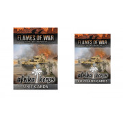 Flames of War - German Afrika Corps Unit and Command Cards