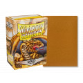 Dragon Shield - 100 Standard Sleeves Matte Couleur Gold 0