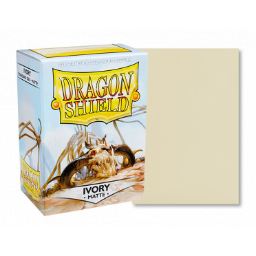 Dragon Shield - 100 Standard Sleeves Matte Couleur Ivoire