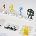 Flat Plastic Miniatures - Spell Minis - 62 Pieces 2