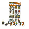 Flat Plastic Miniatures - Wildlands Horde - 31 Pieces 0