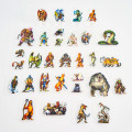 Flat Plastic Miniatures - Wildlands Horde - 31 Pieces 1