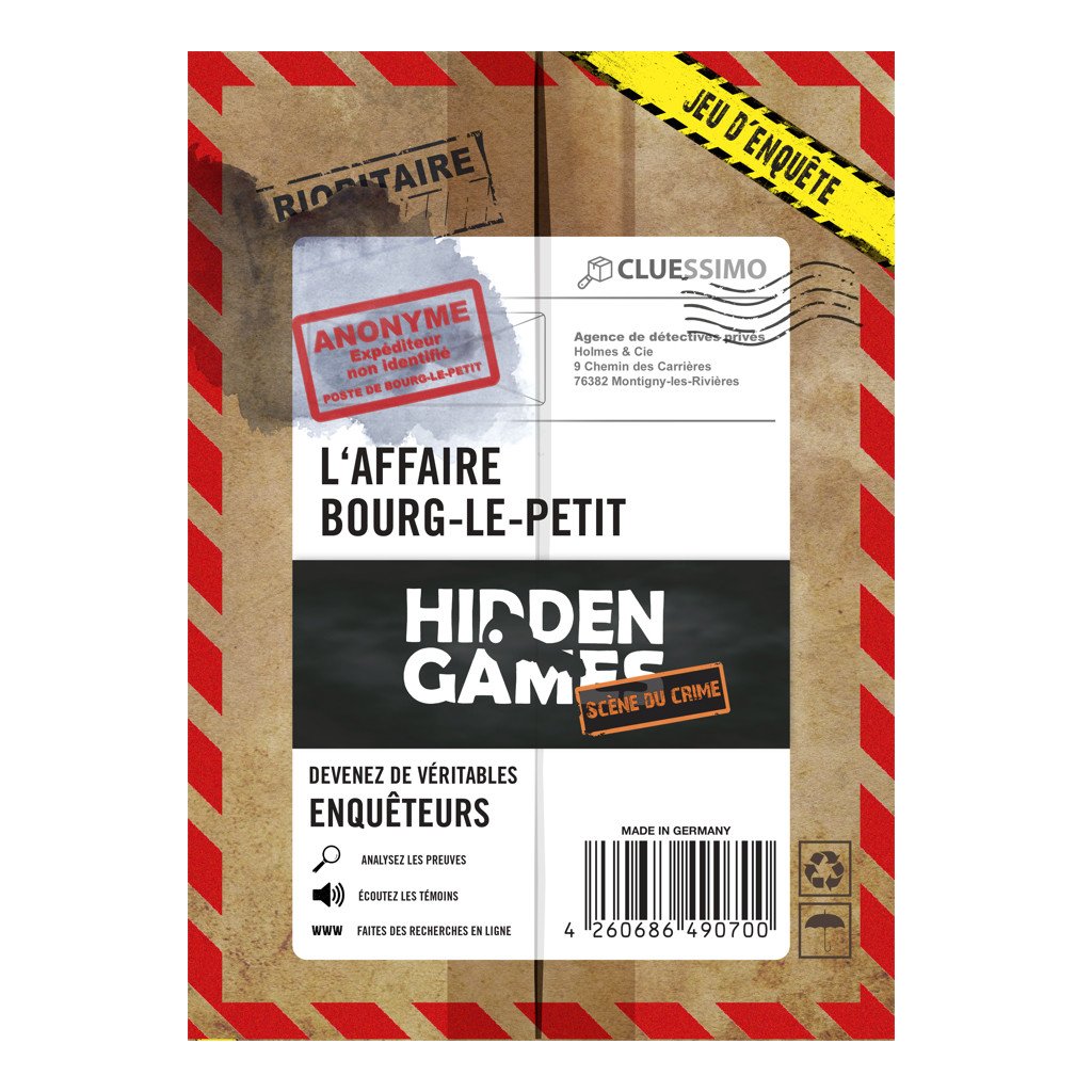 Buy Hidden Games No. 1 - L'affaire Bourg-Le-Petit - Hidden Games