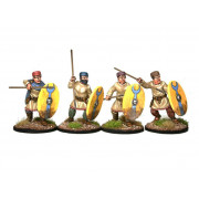 Late Roman Unarmoured Infantry in Hats