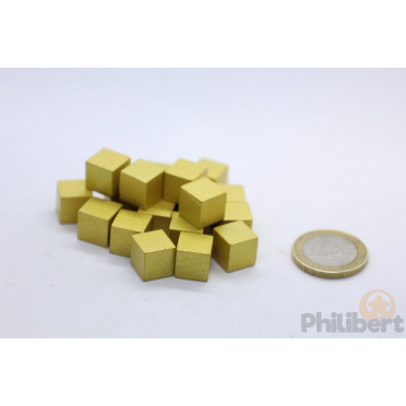 20 Cubes Bois 10mm :