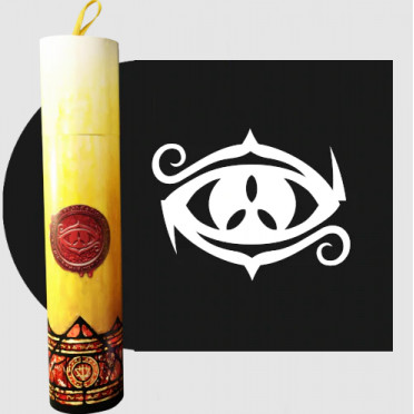 Ritual Candle Dice Tube - The Eye of Chaos