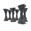 Rock Columns for Gloomhaven - 6 pieces 0