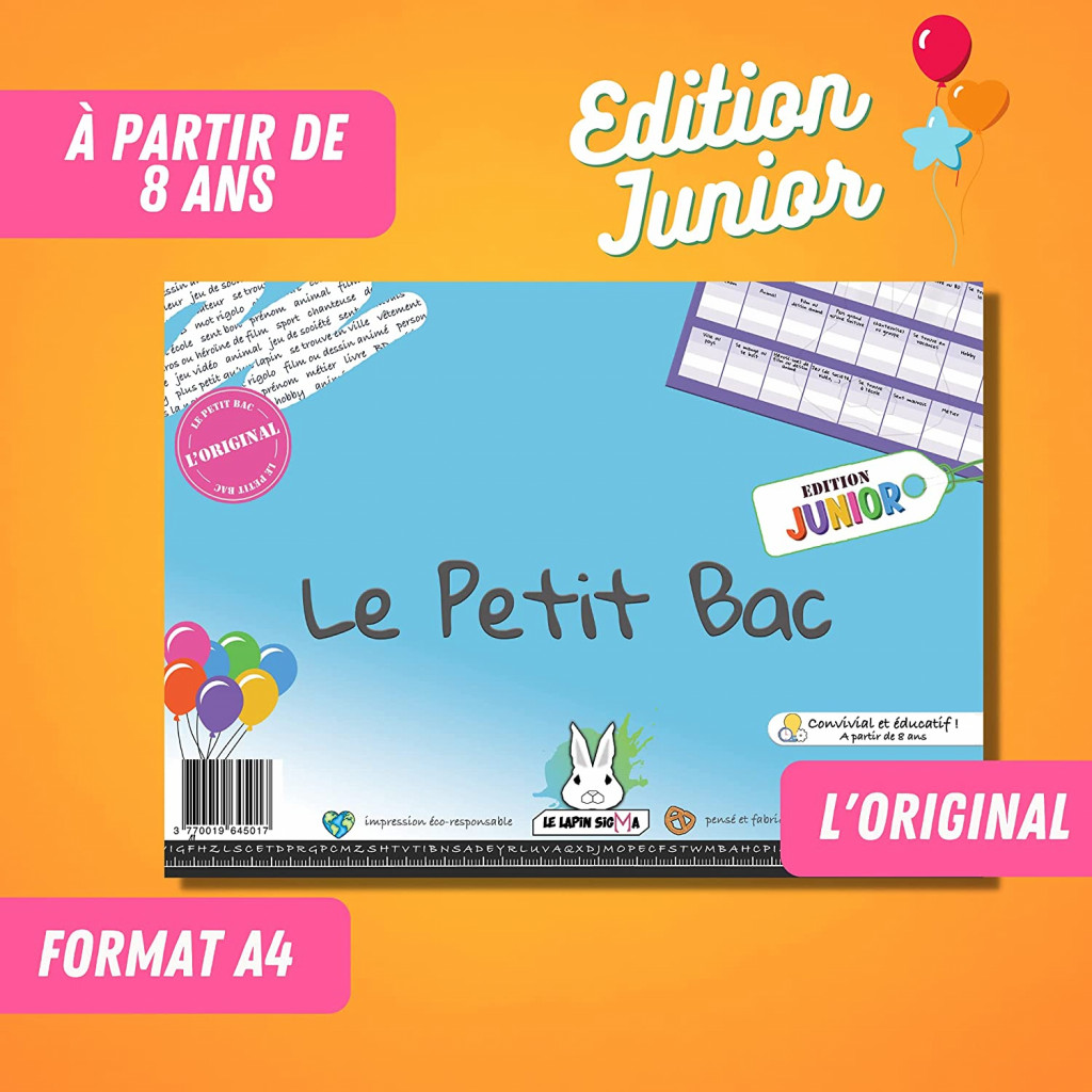 Le Petit Bac - Edition 18+ - Version Française