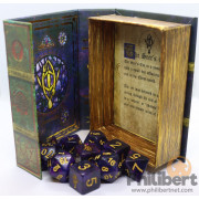 Seer's Eye Elder Dice - Mythic Glass and Wax Edition
