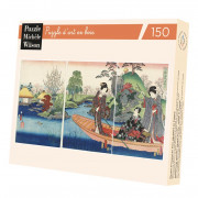 Puzzle - Utagawa Kunisada - La Barque - 150 Pièces
