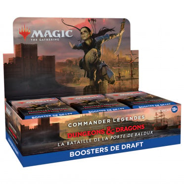 Magic The Gathering : Commander Légendes : La bataille de la Porte de Baldur - Boite de 24 Boosters