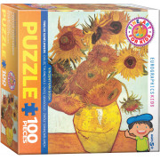 Puzzle - Vincent Van Gogh - 12 Tournesols - 100 Pièces