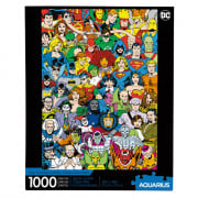 Puzzle - DC Comics Rétro Cast - 1000 Pièces