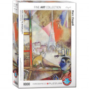Puzzle - Marc Chagall - Paris à travers la Fenêtre - 1000 Pièces