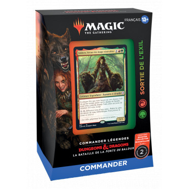 Magic The Gathering : La bataille de la Porte de Baldur - Deck Commander Sortie de l'Exil