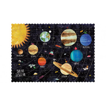 Puzzle - Pocket Planet - 100 pièces
