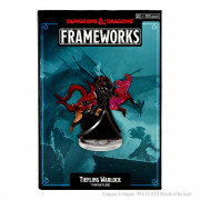 D&D Frameworks Unpainted Miniatures - Tiefling Warlock Male