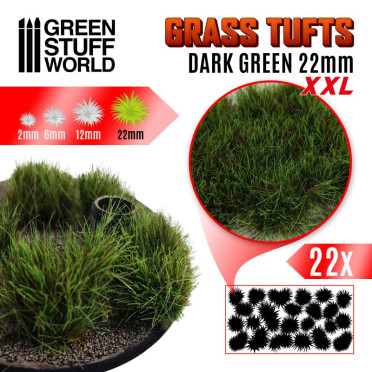 Grass TUFTS XXL - 22mm self-adhesive - Burnt