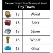 Top Shelf Gamer - Tiny Towns compatible Deluxe Token Bundle
