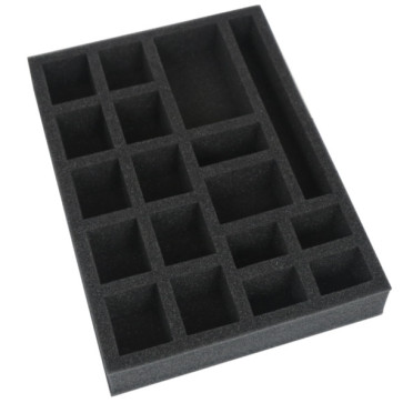 Foam tray for tokens, measures and dice