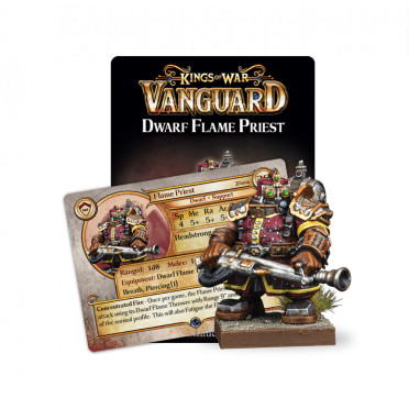 Kings of War - Vanguard: Dwarf Support Pack Mastiff Packmaster