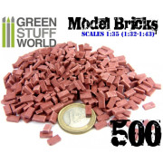 Green Stuff World - 500 Briques Rouges