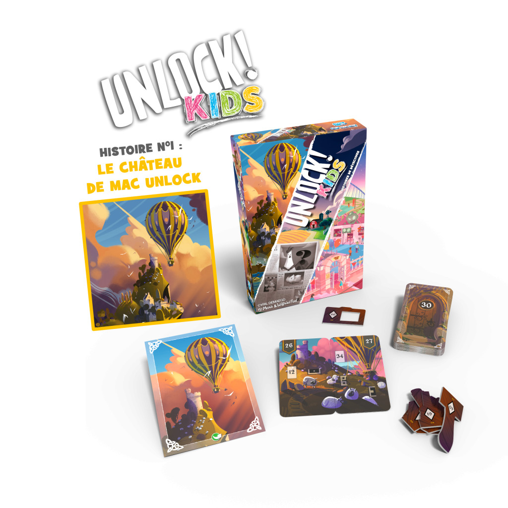 Space Cow - Asmodee - Unlock! Kids : Histores d'époques - Escape Game - Jeux  de cartes - Jeu enfant à partir de 6 ans - 1 à 4 joueurs - Version  française : : Jeux et Jouets