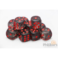 Set of 12 6-sided dice Chessex : Translucent 3