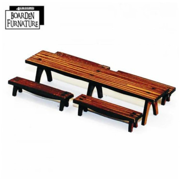 Long Trestle Table X 1 & Benches X 4