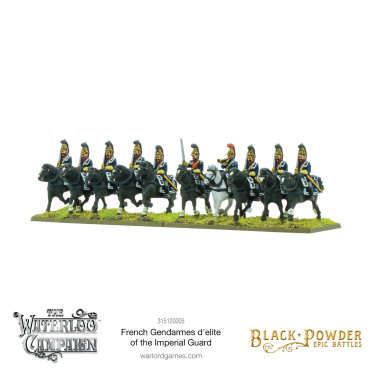 Black Powder - Epic Battles: Waterloo - French Gendarmes d'Elite of the Imperial Guard