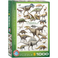 Puzzle - Dinosaures de la Période du Crétacée - 1000 Pièces 0