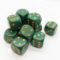 Set of 12 6-sided dice Chessex : Opaque 12