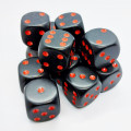 Set of 12 6-sided dice Chessex : Opaque 14