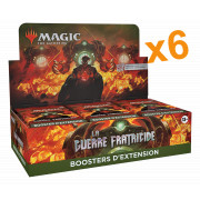 Magic The Gathering : La Guerre Fratricide - Lot de 6 Boites de 30 Boosters d'extension